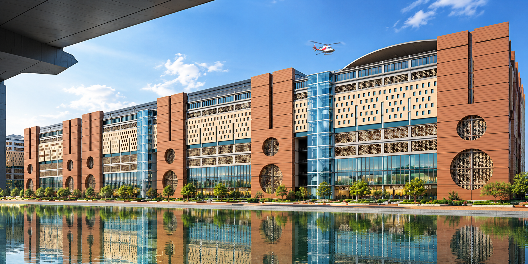 Patna Medical College and Hospital main hospital building